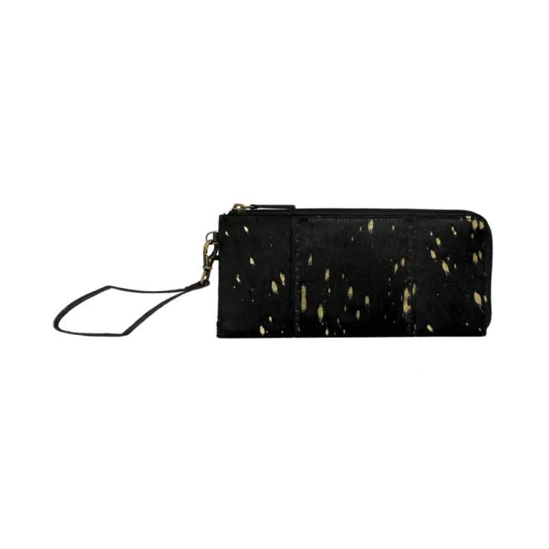 GILTED BLACK  WALLET sold by Myra Bag