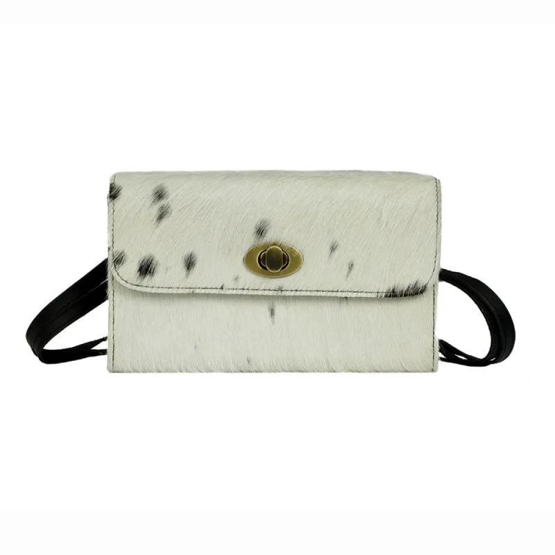 MONOCHROME HAIRON WALLET sold by Myra Bag