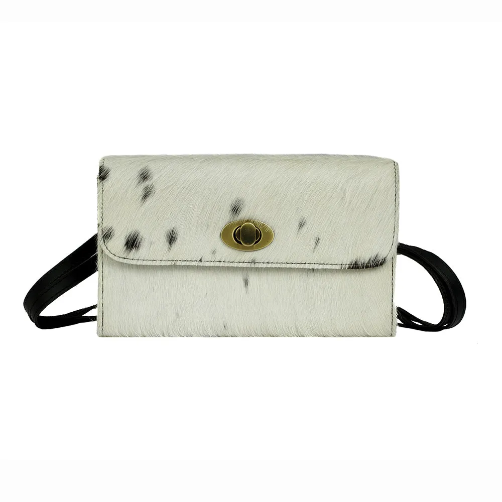 MONOCHROME HAIRON WALLET sold by Myra Bag