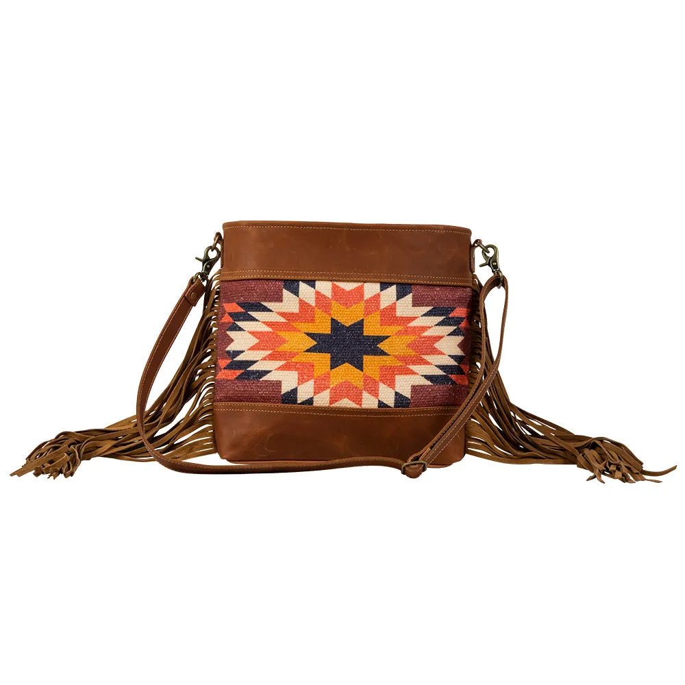 Sedona Star Fringed Shoulder Bag sold by Myra Bag