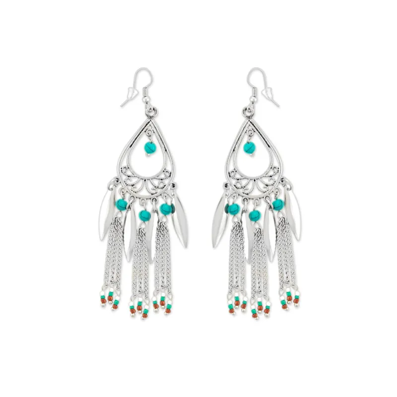 Tambour Silver Grace Earrings sold by Myra Bag