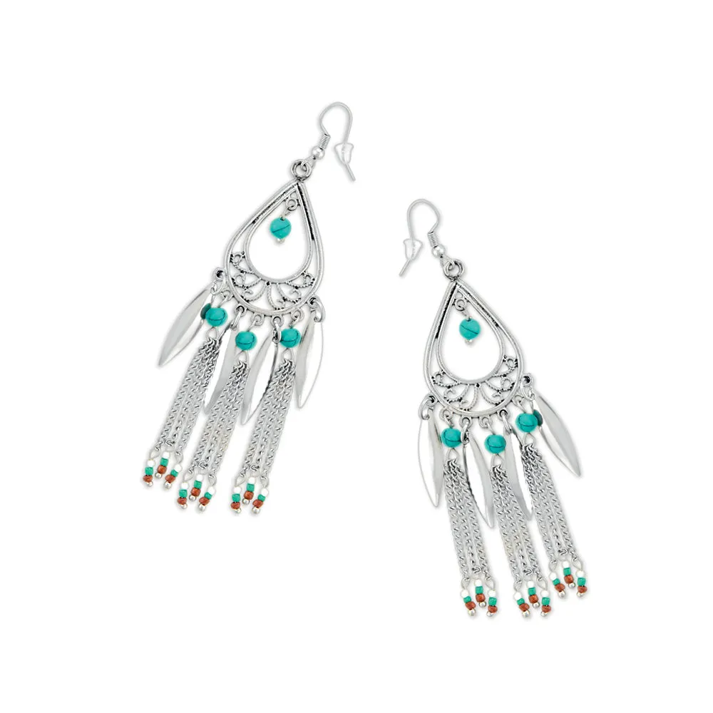Tambour Silver Grace Earrings sold by Myra Bag product image thumbnail 2