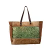 Cheyenne Verte Leather and Hairon Bag sold by Myra Bag