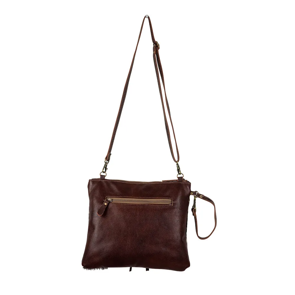 Rosalinda Cross Stitched Leather & Hairon Bag sold by Myra Bag product image thumbnail 5