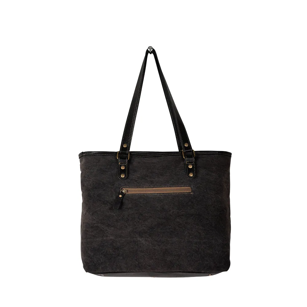 Cattle Brun Canvas & Hairon Bag sold by Myra Bag product image thumbnail 5