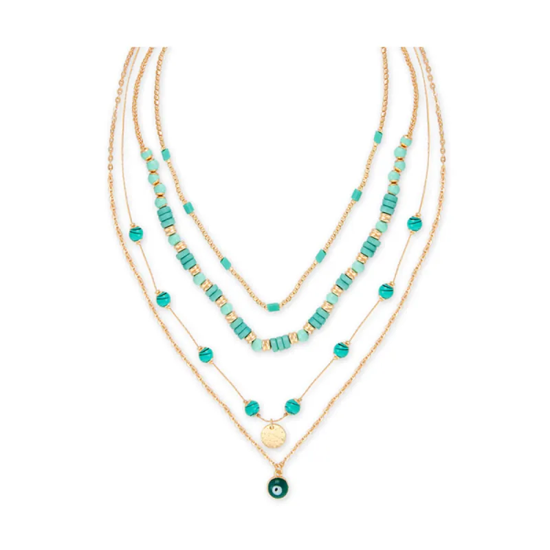 Ocean Breezes Tiered Necklace sold by Myra Bag