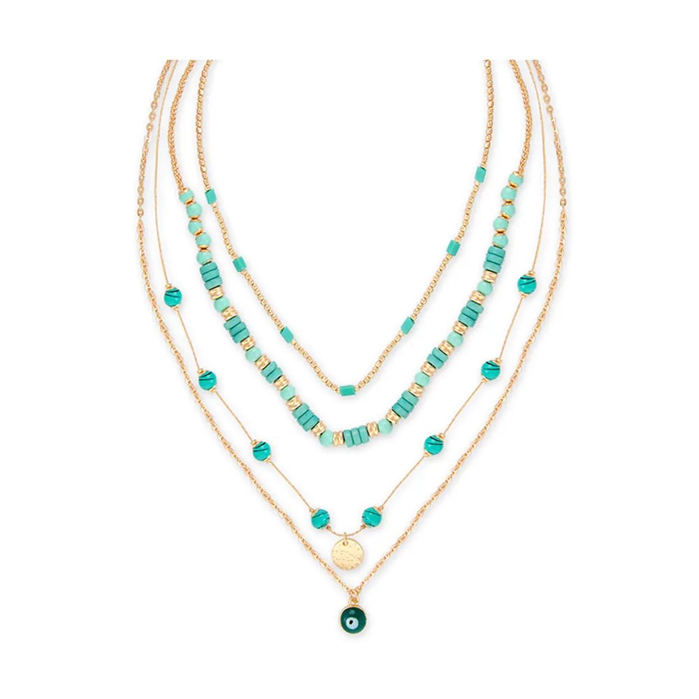 Ocean Breezes Tiered Necklace sold by Myra Bag