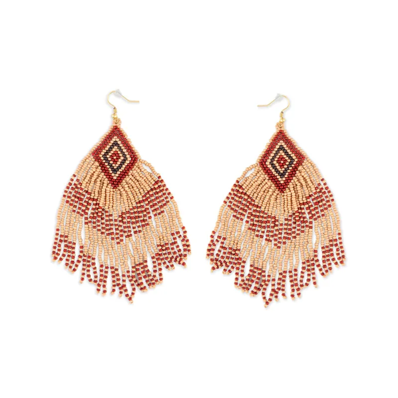 Desert Heritage Beaded Earrings sold by Myra Bag