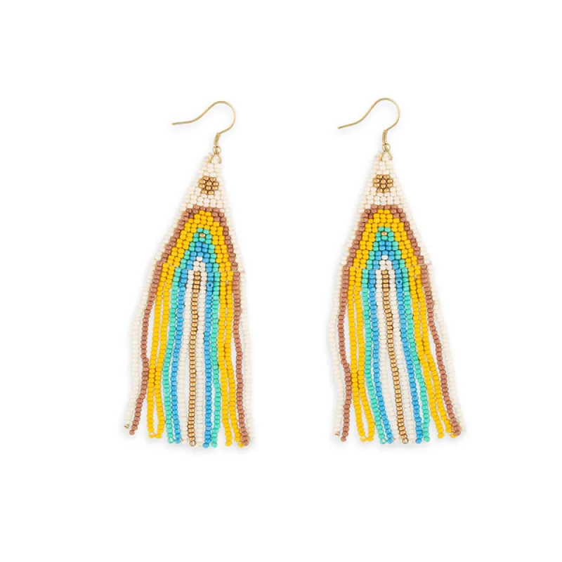 SunÃ¢â‚¬â„¢S Ribbon Beaded Earrings sold by Myra Bag