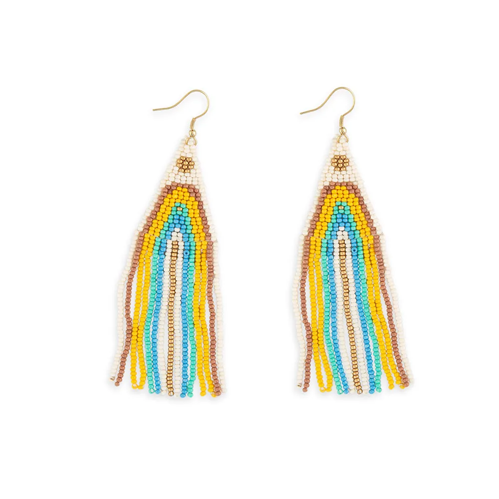 Sun’S Ribbon Beaded Earrings sold by Myra Bag