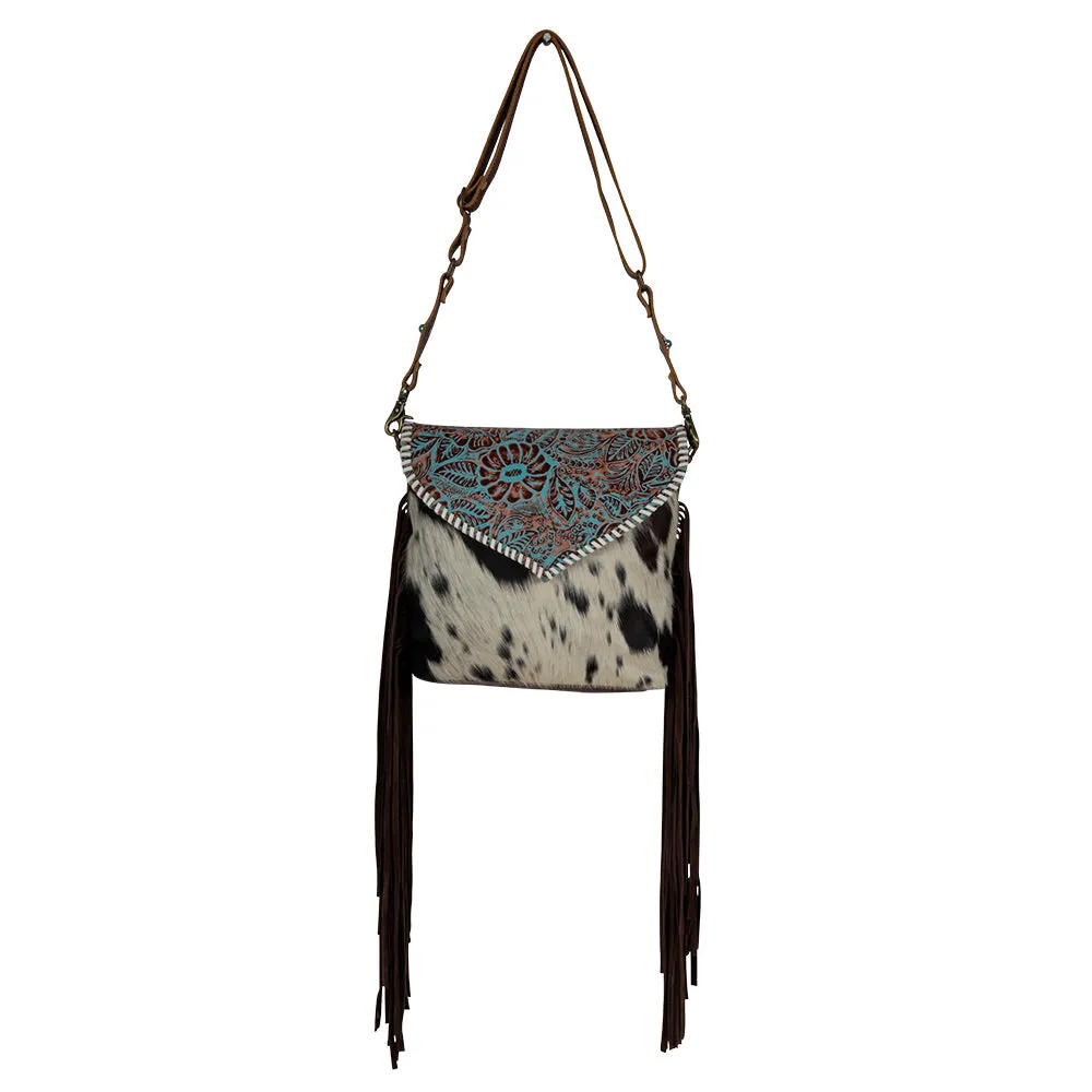 Wyatt Leather & Hairon Bag sold by Myra Bag product image thumbnail 4