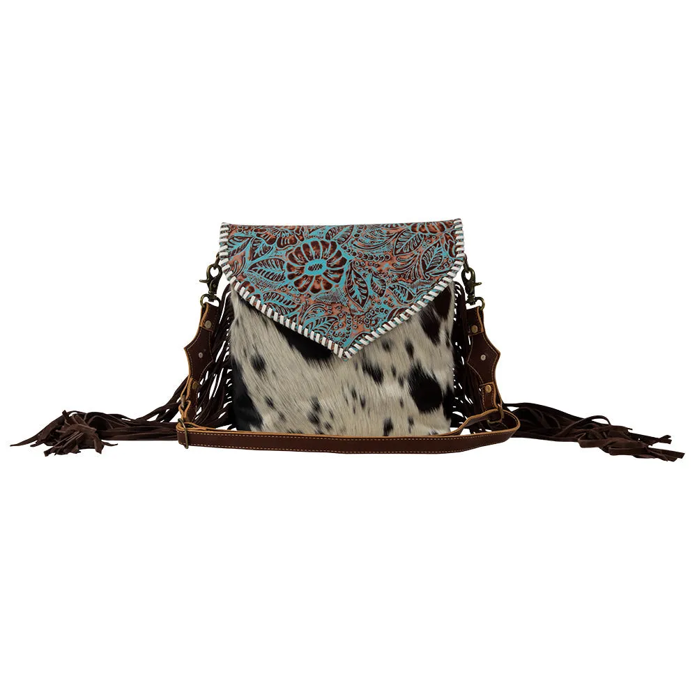 Wyatt Leather & Hairon Bag sold by Myra Bag