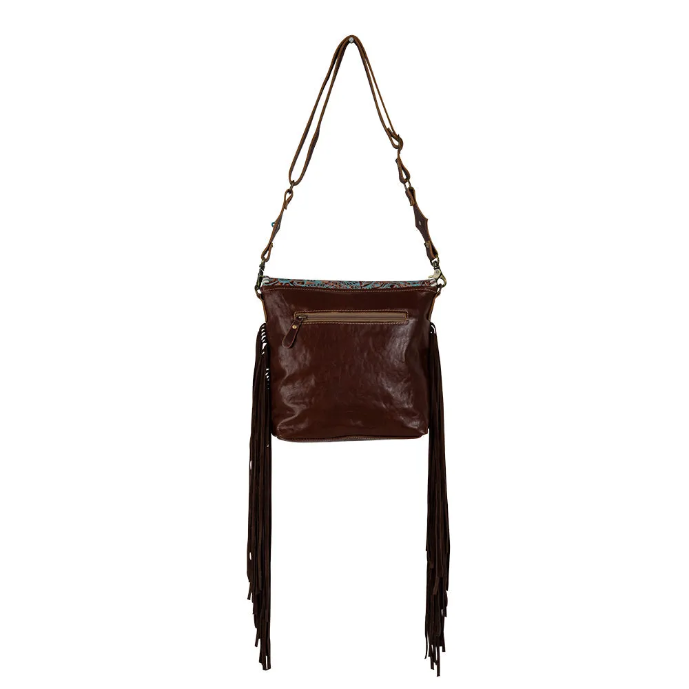 Wyatt Leather & Hairon Bag sold by Myra Bag product image thumbnail 5
