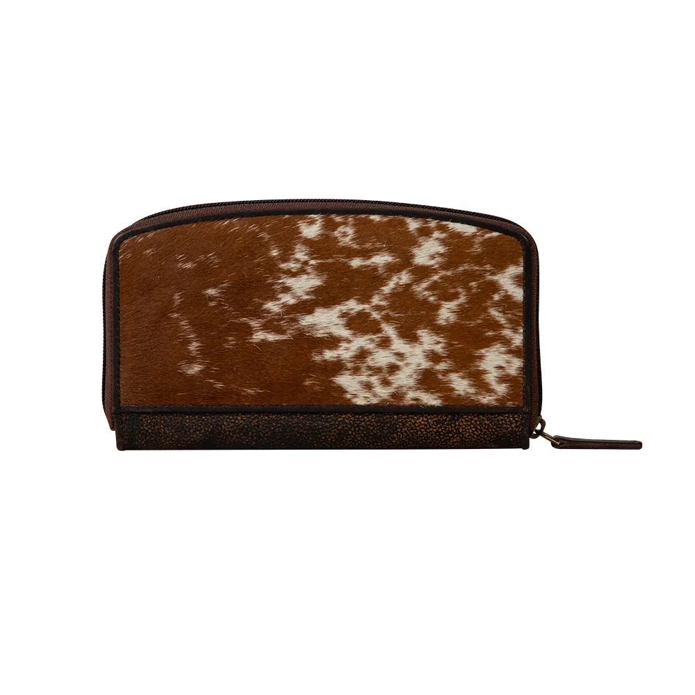 Guadalajara Zippered Hairon Wallet sold by Myra Bag