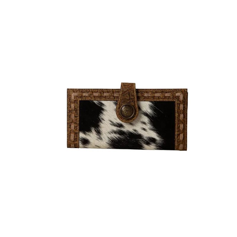 Bayou Leather & Hairon Hide Wallet sold by Myra Bag