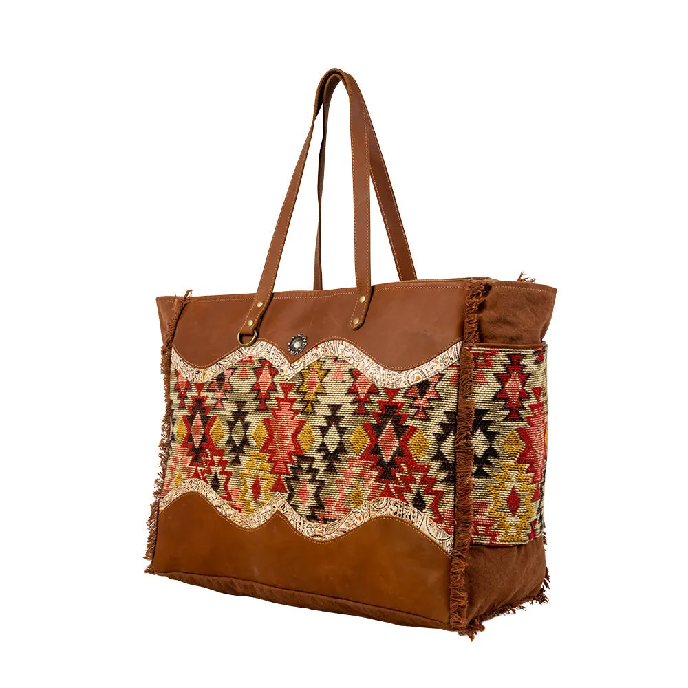 Desert Bloom Weekender Bag sold by Myra Bag product image thumbnail 2