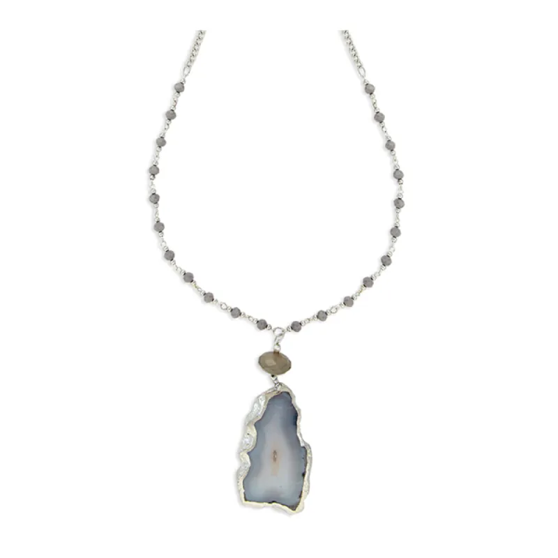 Gladness Stone Pendant Necklace sold by Myra Bag