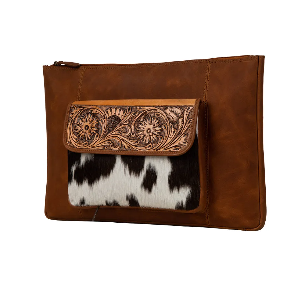 Wynona Hand-Tooled Combo Laptop Sleeve sold by Myra Bag product image thumbnail 2