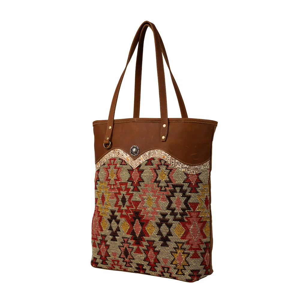 Desert Bloom Tall Tote Bag sold by Myra Bag product image thumbnail 2