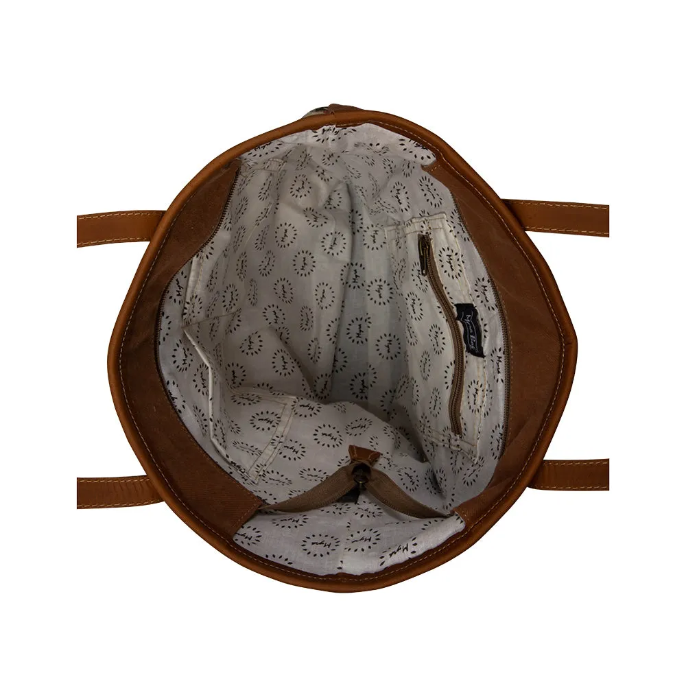 Desert Bloom Tall Tote Bag sold by Myra Bag product image thumbnail 4