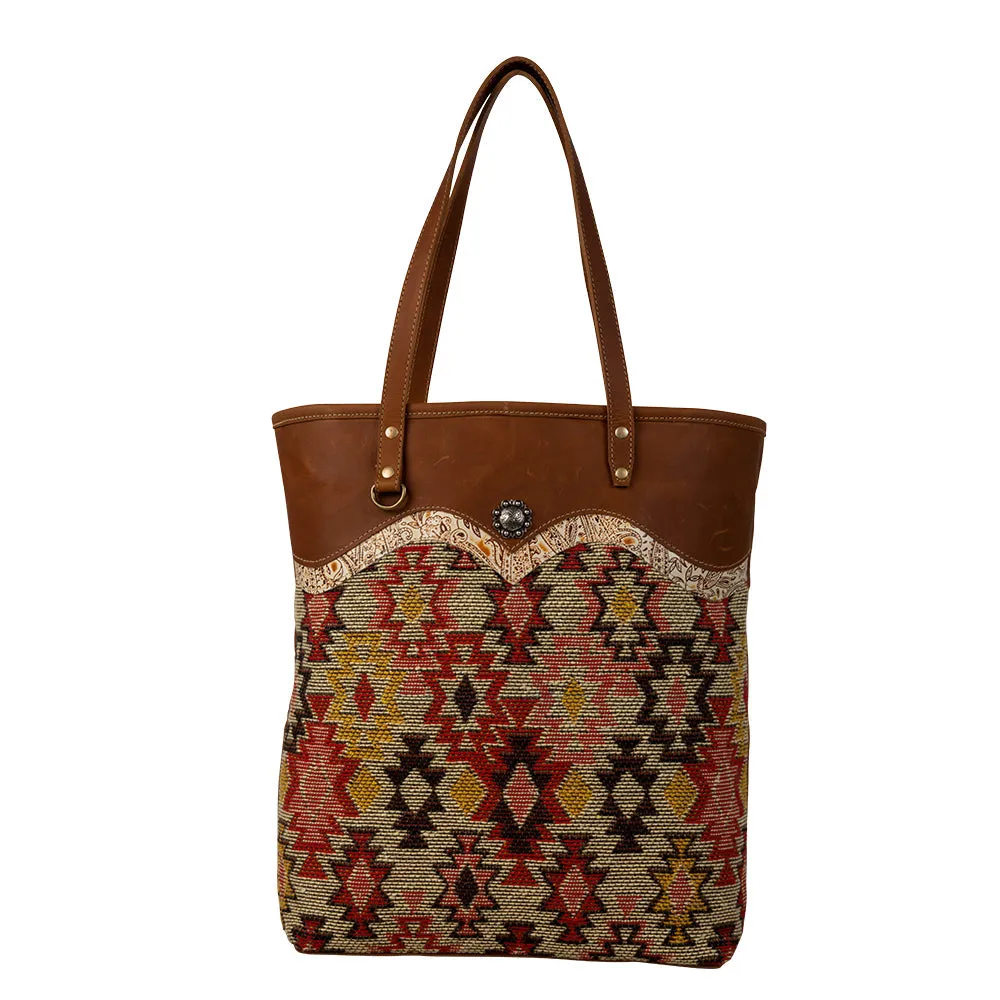 Desert Bloom Tall Tote Bag sold by Myra Bag