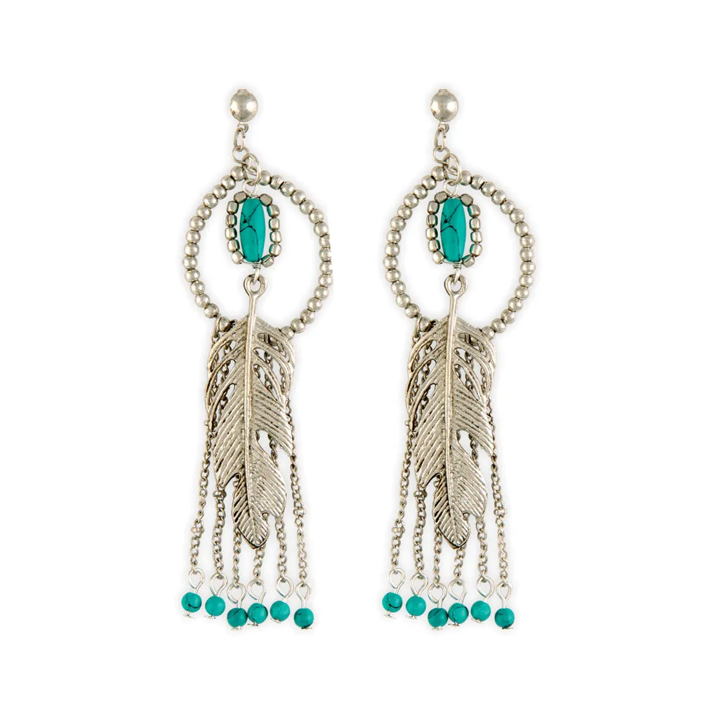 Wonderment Silver Earrings sold by Myra Bag