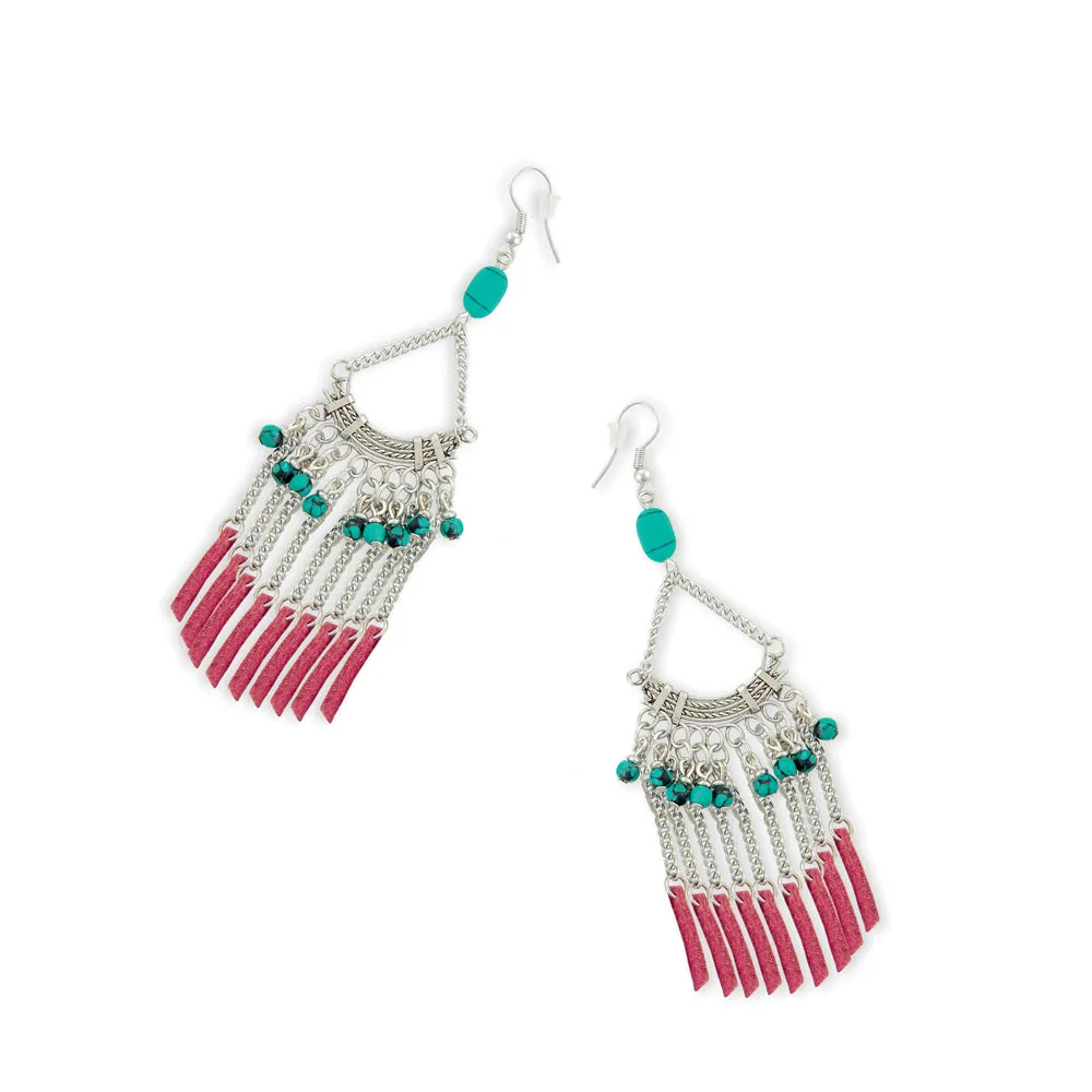 Loom Of Life Silver Earrings sold by Myra Bag product image thumbnail 2