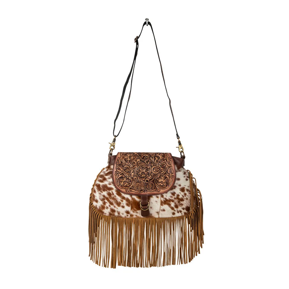 Classic Country Fringed Hand-Tooled Bag sold by Myra Bag product image thumbnail 4