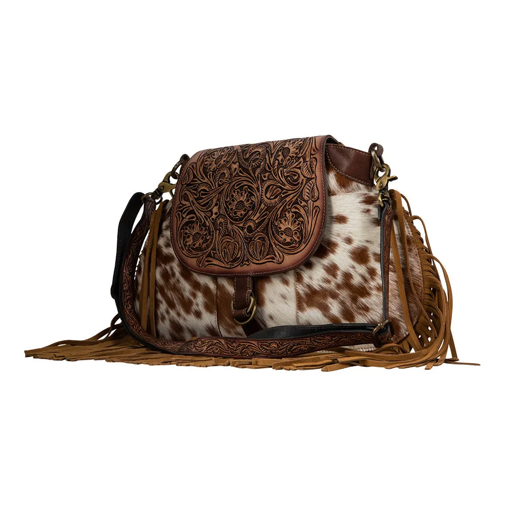Classic Country Fringed Hand-Tooled Bag sold by Myra Bag product image thumbnail 2