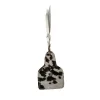 Prairie Home Stitched Hairon Hide Key Fob sold by Myra Bag
