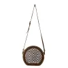Sand Weaver Round Bag. sold by Myra Bag