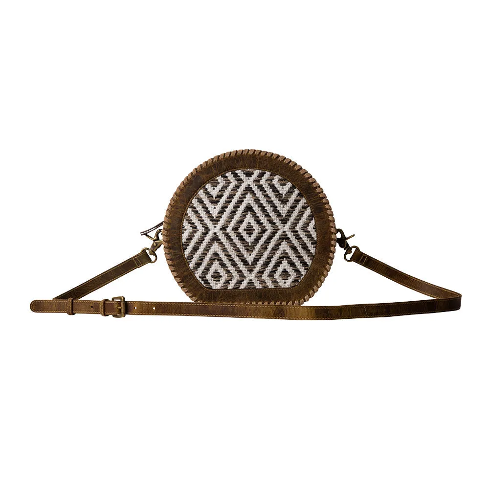 Sand Weaver Round Bag. sold by Myra Bag