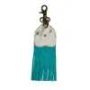 Running River Hairon Hide Fringed Key Fob sold by Myra Bag