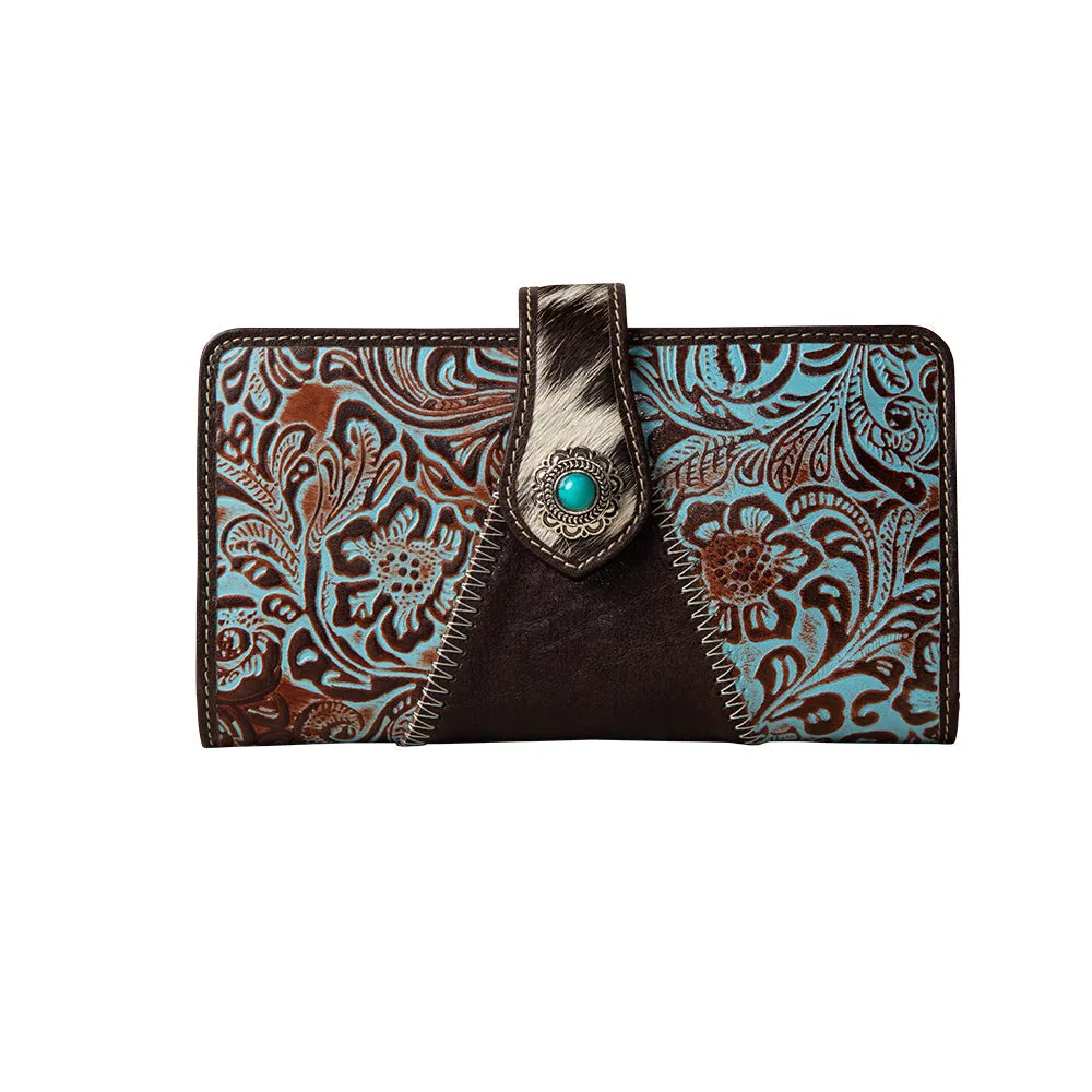 Pathflower Trail Wallet sold by Myra Bag