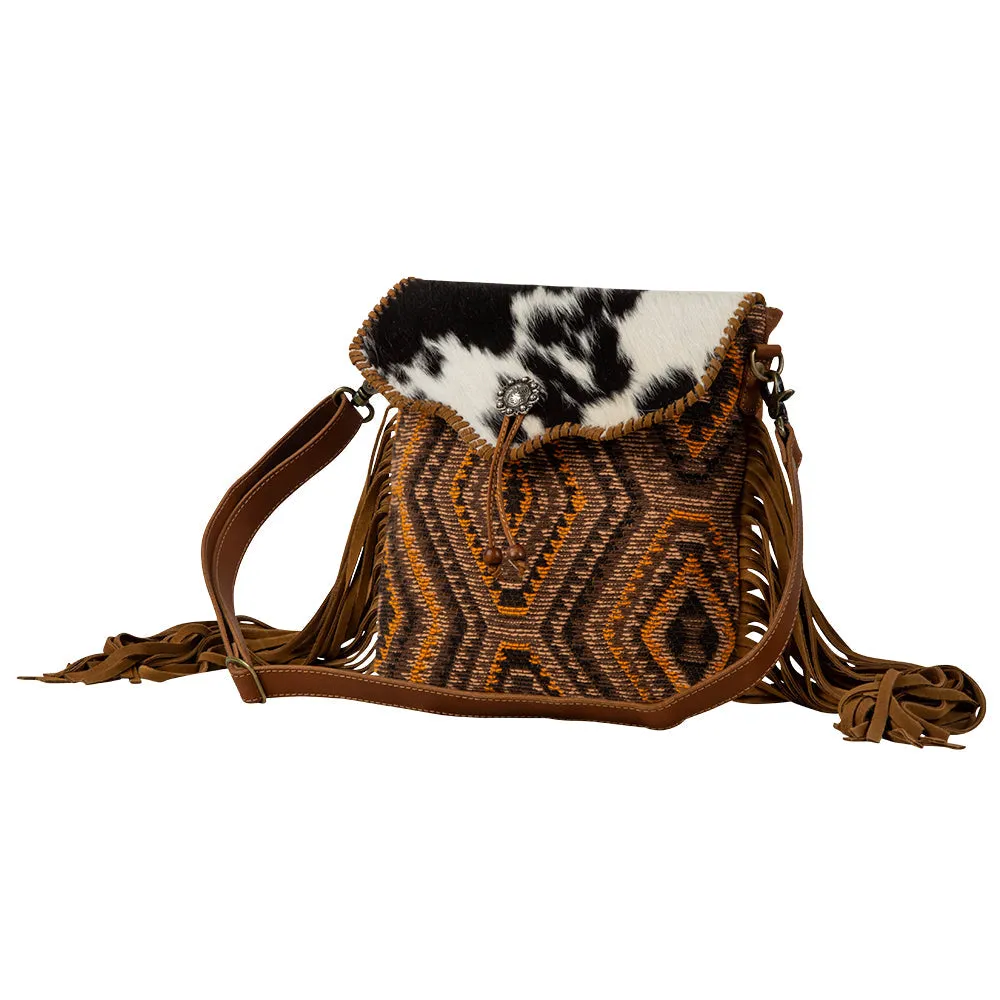 Stone Mesa Fringed Shoulder Bag sold by Myra Bag product image thumbnail 2