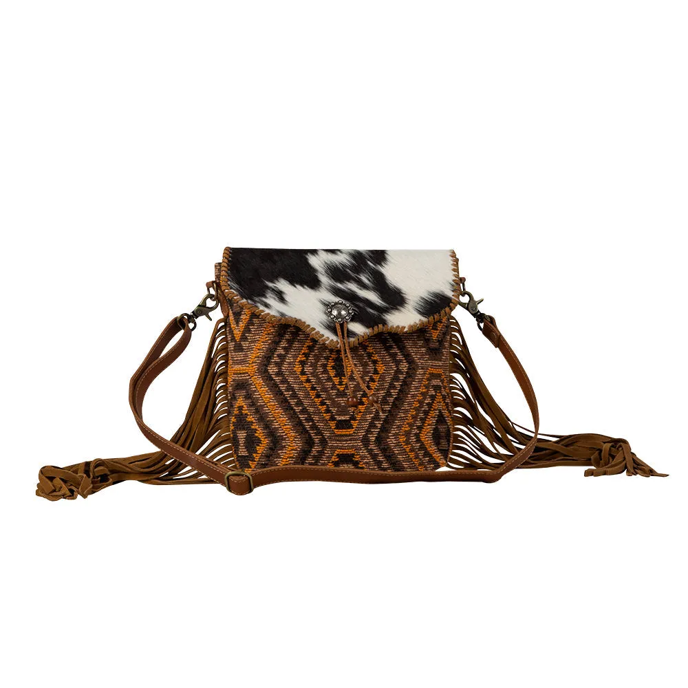 Stone Mesa Fringed Shoulder Bag sold by Myra Bag