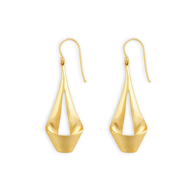 Taragon Gold Tone Earrings sold by Myra Bag