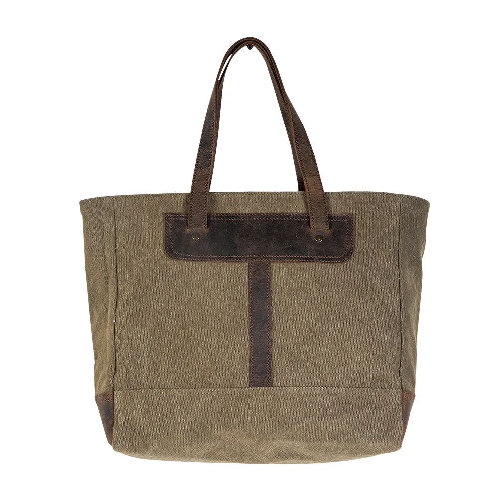 Retro Weathered Tote Bag sold by Myra Bag product image thumbnail 4