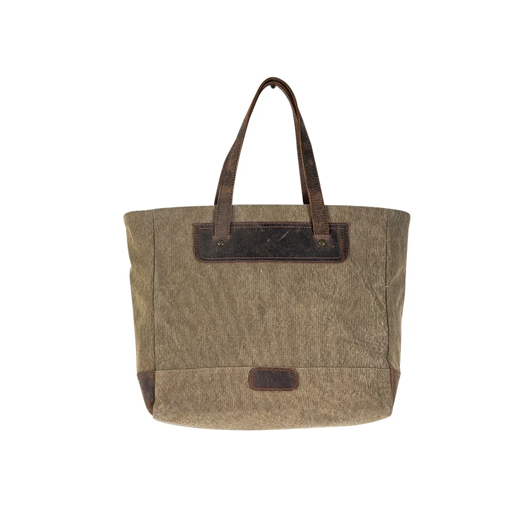 Retro Weathered Tote Bag sold by Myra Bag product image thumbnail 5