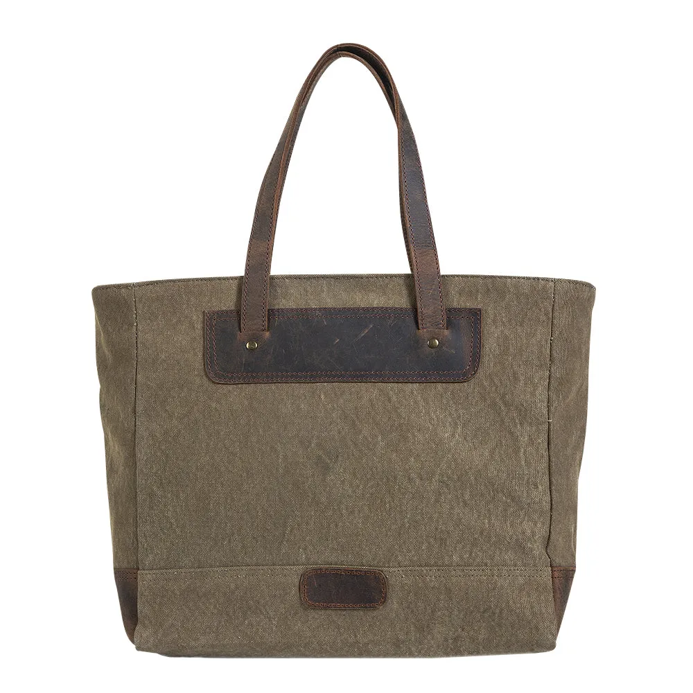 Retro Weathered Tote Bag sold by Myra Bag product image thumbnail 3