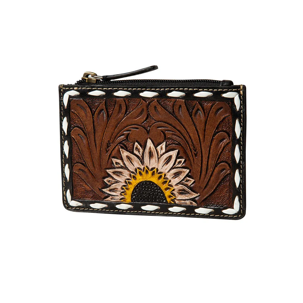Eagle Range Hand-Tooled Credit Card Holder sold by Myra Bag product image thumbnail 2
