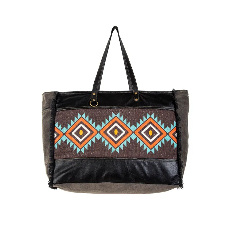 Saguaro Spirit Weekender Bag sold by Myra Bag
