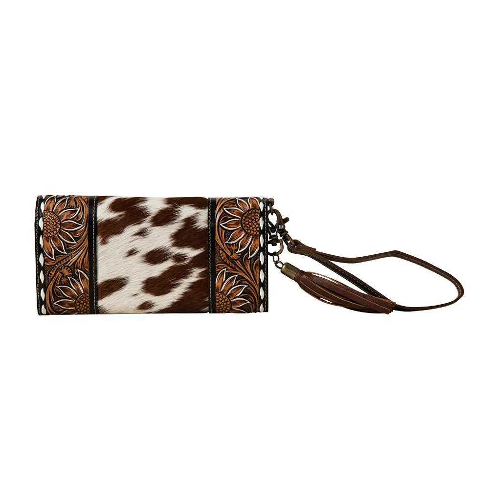 Sandstone Trail Hand-Tooled Wristlet Wallet sold by Myra Bag product image thumbnail 3
