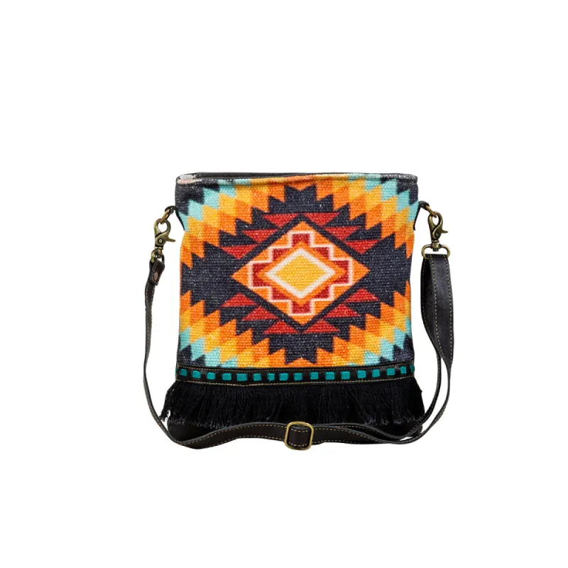Ancestral Sun Shoulder Bag sold by Myra Bag