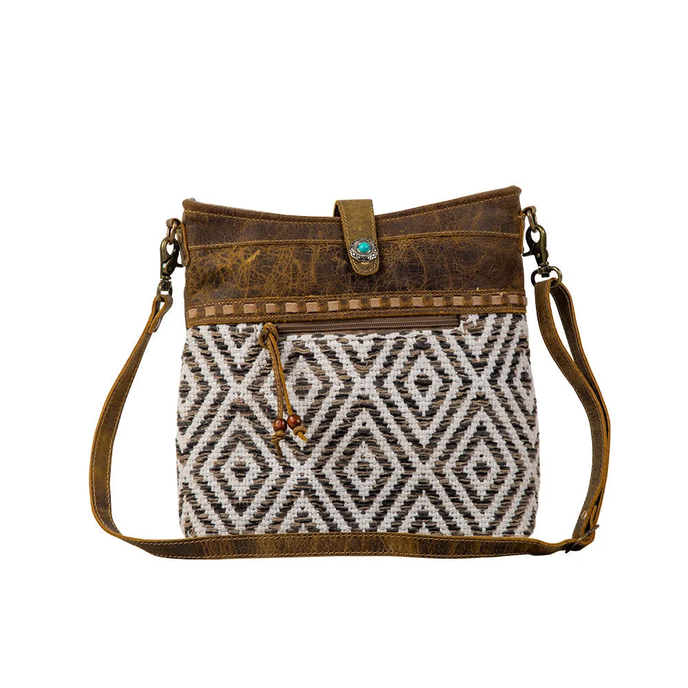Sand Weaver Shoulder Bag sold by Myra Bag