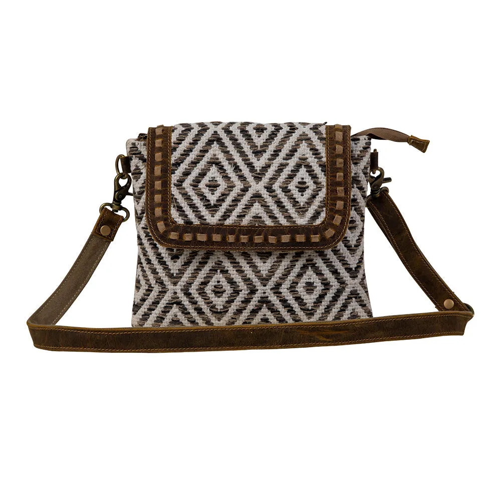 Sand Ateca Weaver Small & Crossbody Bag sold by Myra Bag