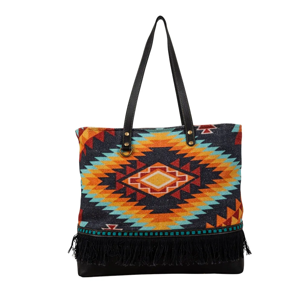 Ancestral Sun Tote Bag sold by Myra Bag