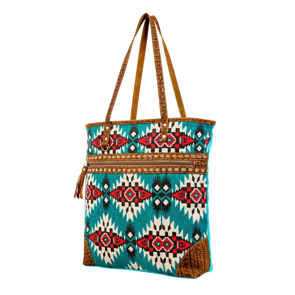 Tribe Of The Sun Tote Bag sold by Myra Bag product image thumbnail 2