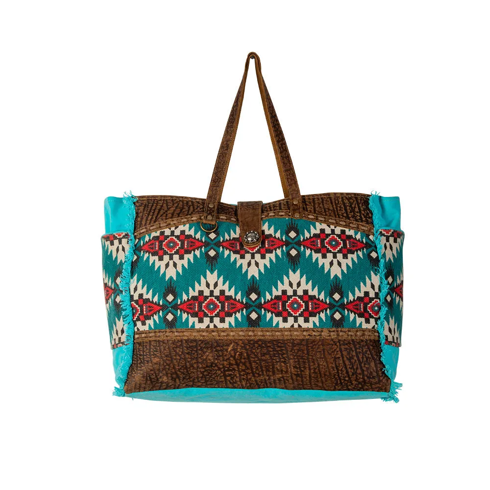 Tribe Of The Sun Weekender Bag sold by Myra Bag product image thumbnail 4