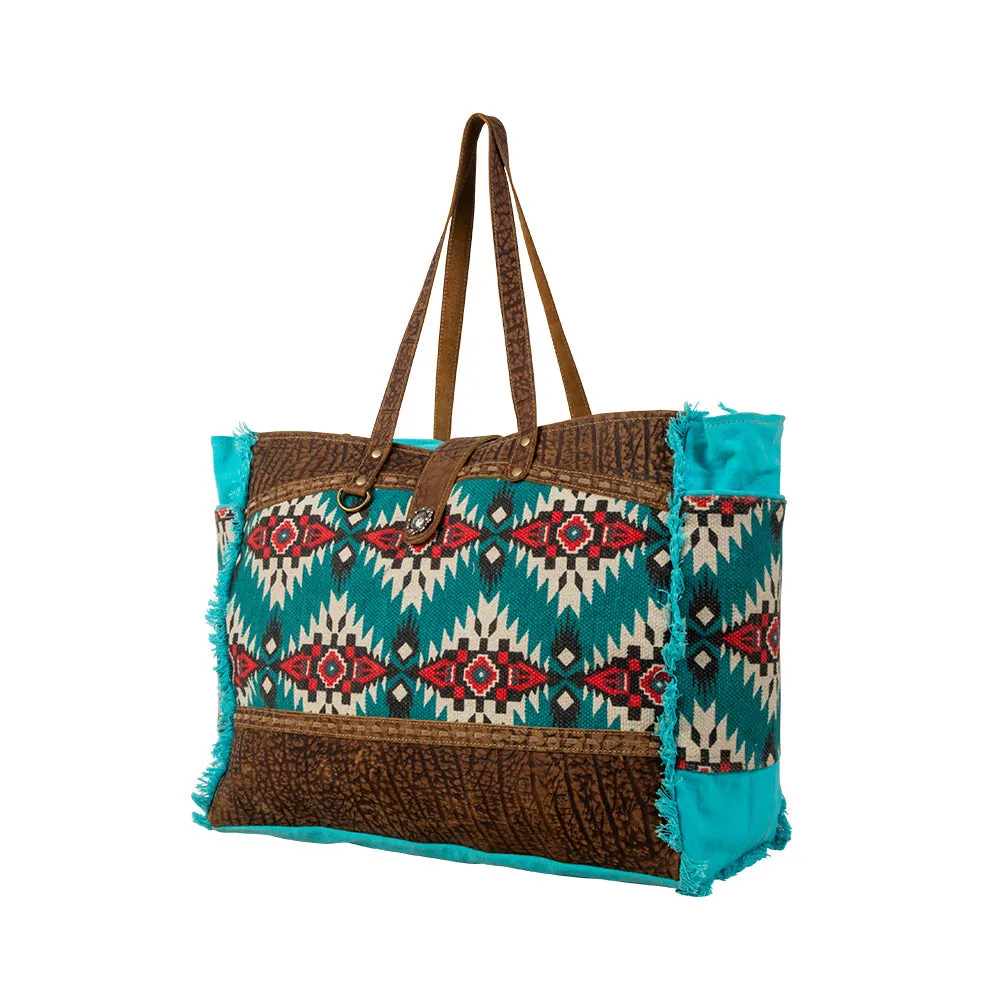 Tribe Of The Sun Weekender Bag sold by Myra Bag product image thumbnail 2